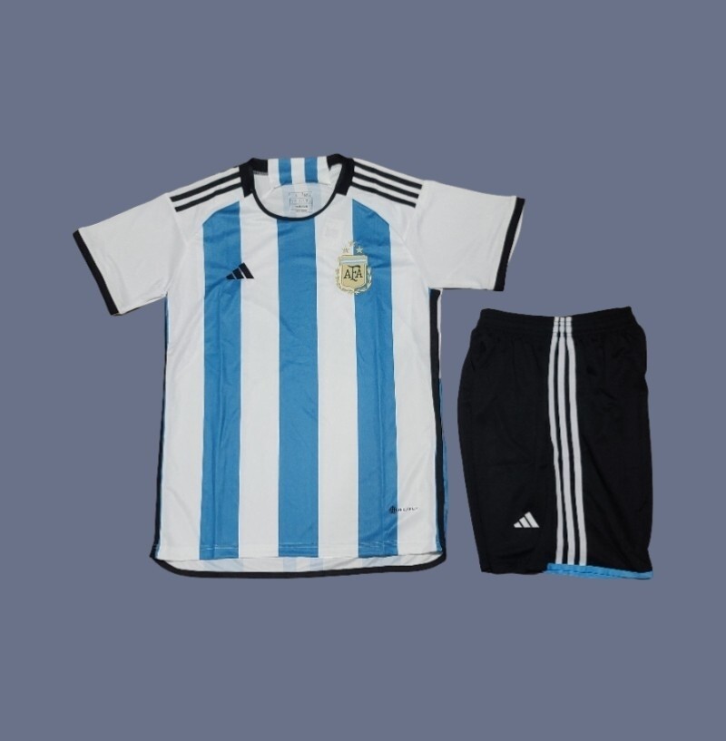 2022 Argentina 3 stars mens jersey (full set)