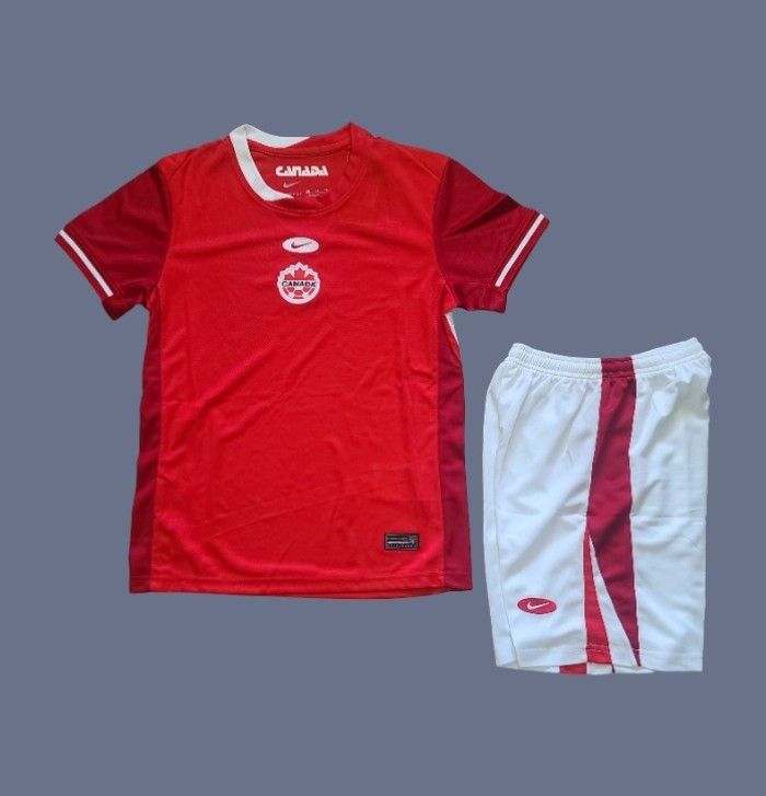2024 Canada Copa America kids home jersey (full set)