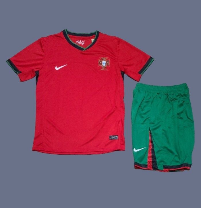 2024 Portugal Euros mens home jersey (full set)