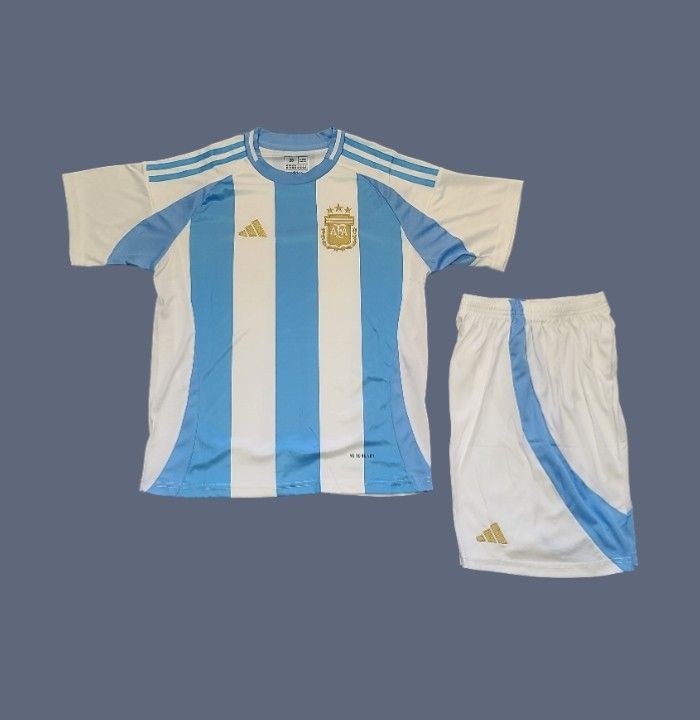 2024 Argentina Copa America kids home jersey (full set)