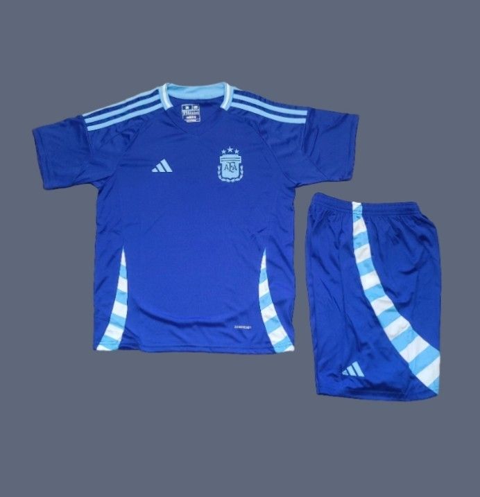 2024 Argentina Copa America kids away jersey (full set)