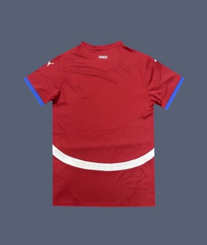 2024 Serbia Euros men's home jersey