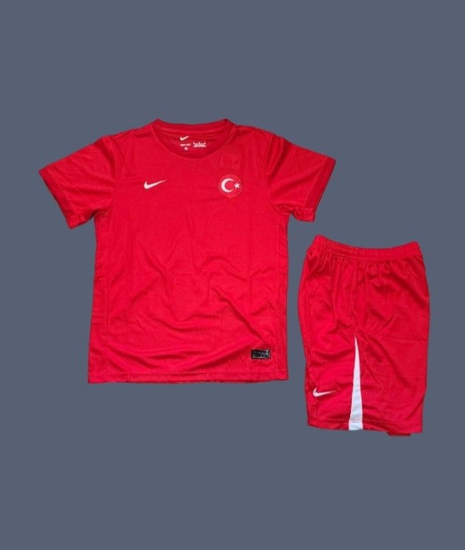 2024 Turkiye Euros kids Away Jersey (full set)