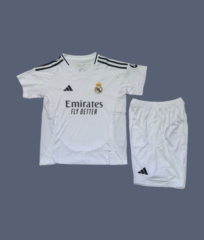 Real Madrid 24-25 kids home jersey (full set)
