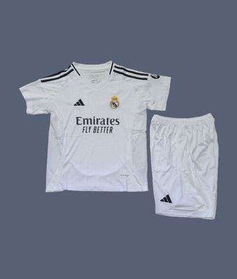 Real Madrid 24-25 kids home jersey (full set)
