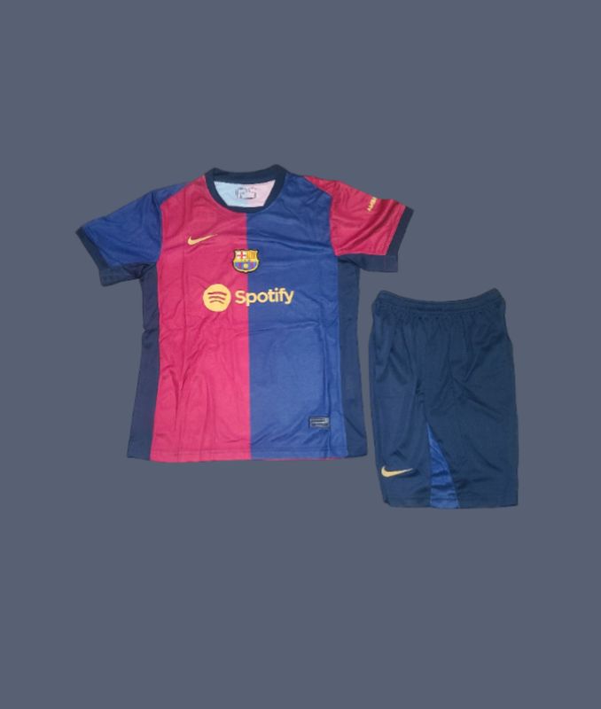 Barcelona 24-25 kids home jersey (full set)