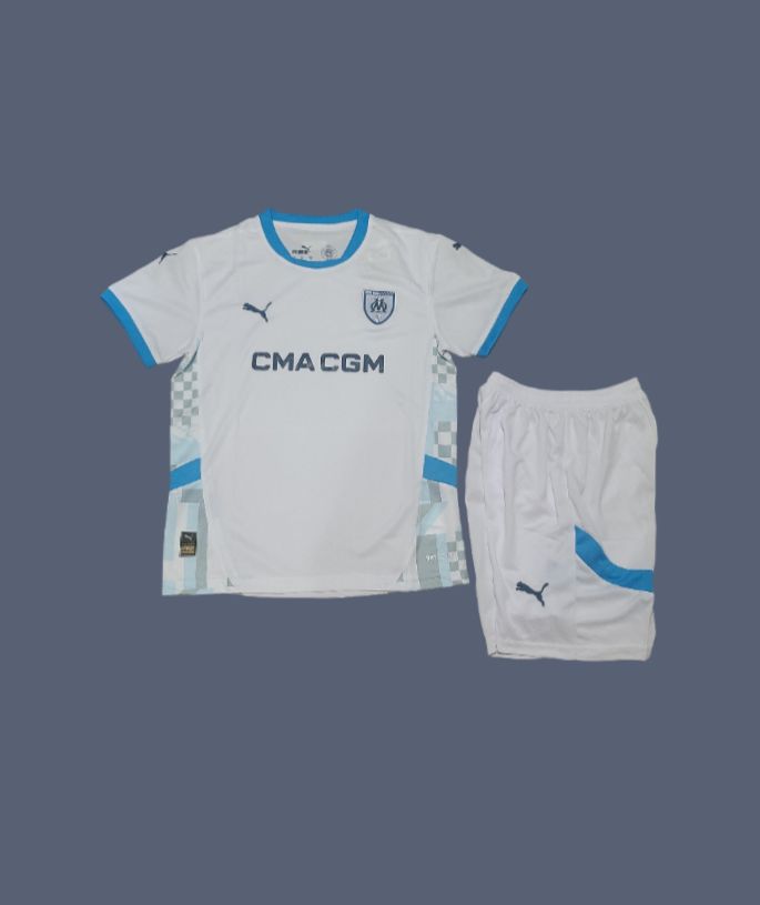 Marseille 24-25 kids home jersey (full set)