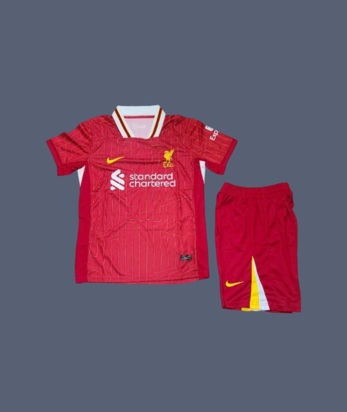 Liverpool 24-25 kids home jersey (full set)