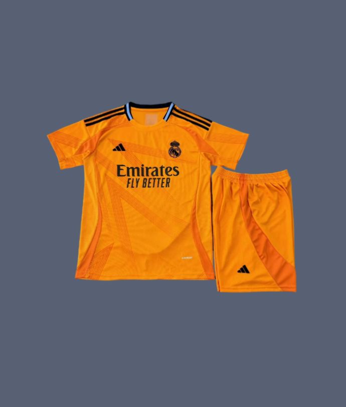Real Madrid 24-25 kids away jersey (full set)