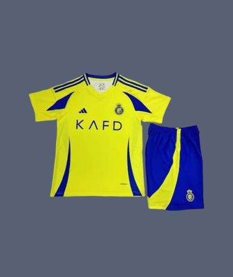 Al Nassr 24-25 kids home jersey (full set)
