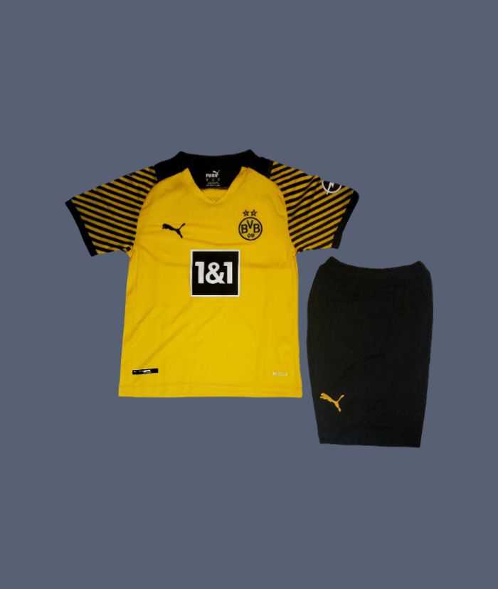 21-22 Borussia Dortmund kids home jersey (full set)