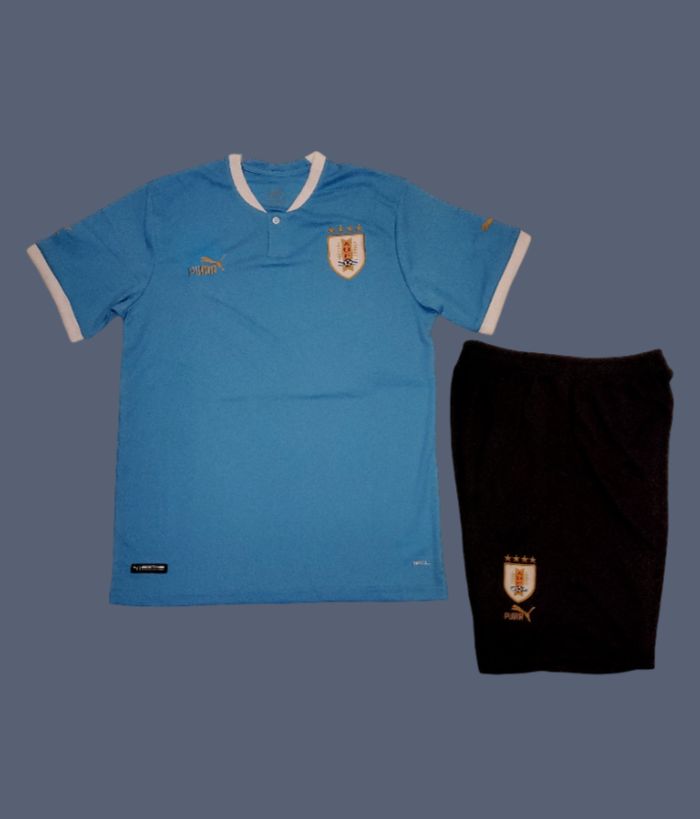 2022 Uruguay mens home jersey (full set)