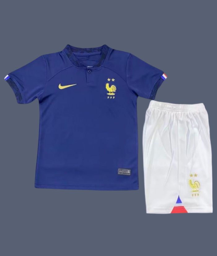 2022 France mens home jersey (full set)