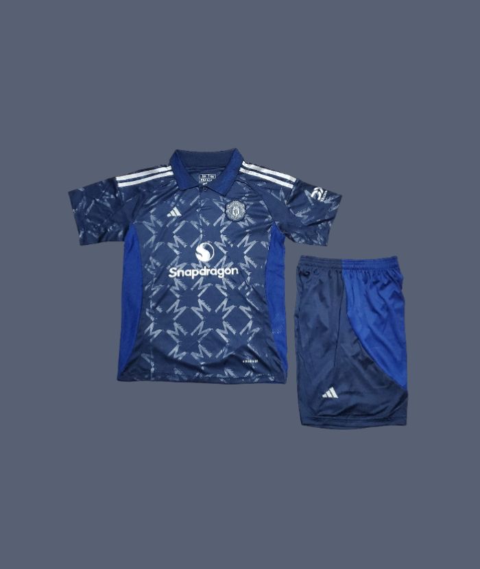 Manchester United 24-25 kids away jersey (full set)