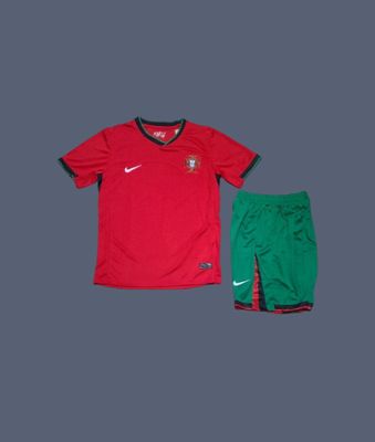 2024 Portugal Euros kids home jersey (full set)