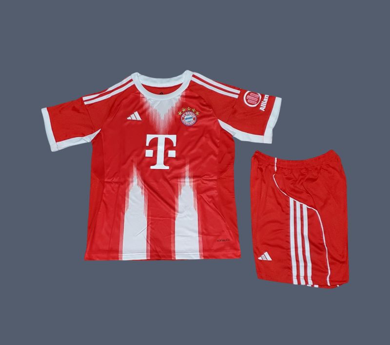 Bayern Munich 25-26 kids home jersey (full set)
