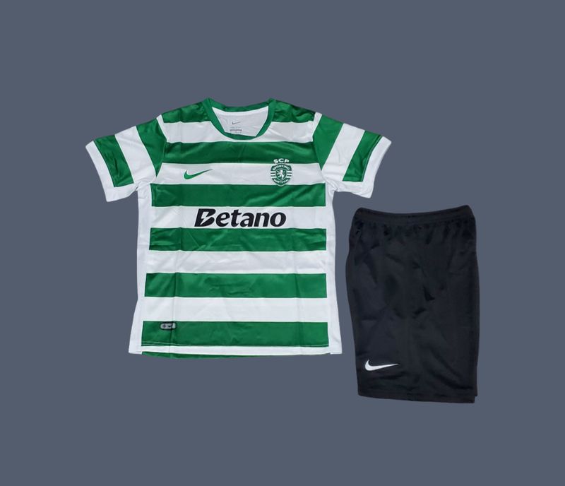 Sporting Lisbon 25-26 kids jersey (full set)