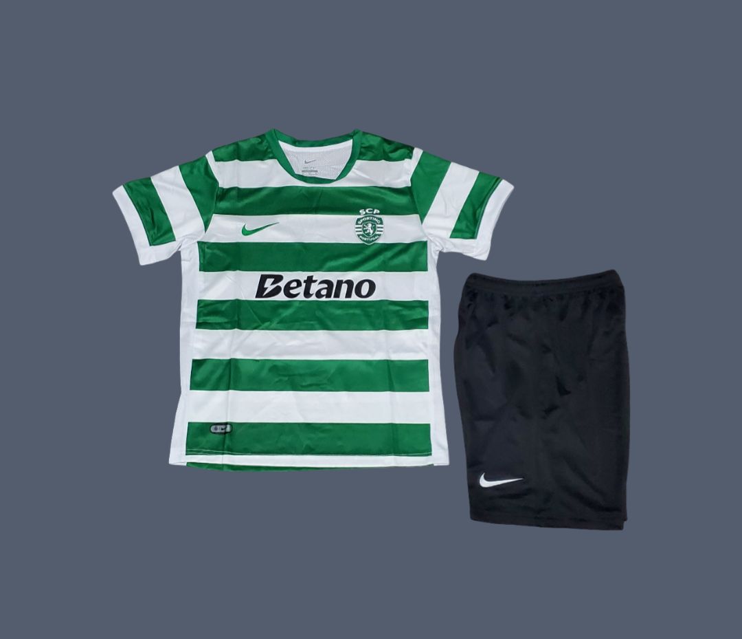 Sporting Lisbon 25-26 kids jersey (full set)