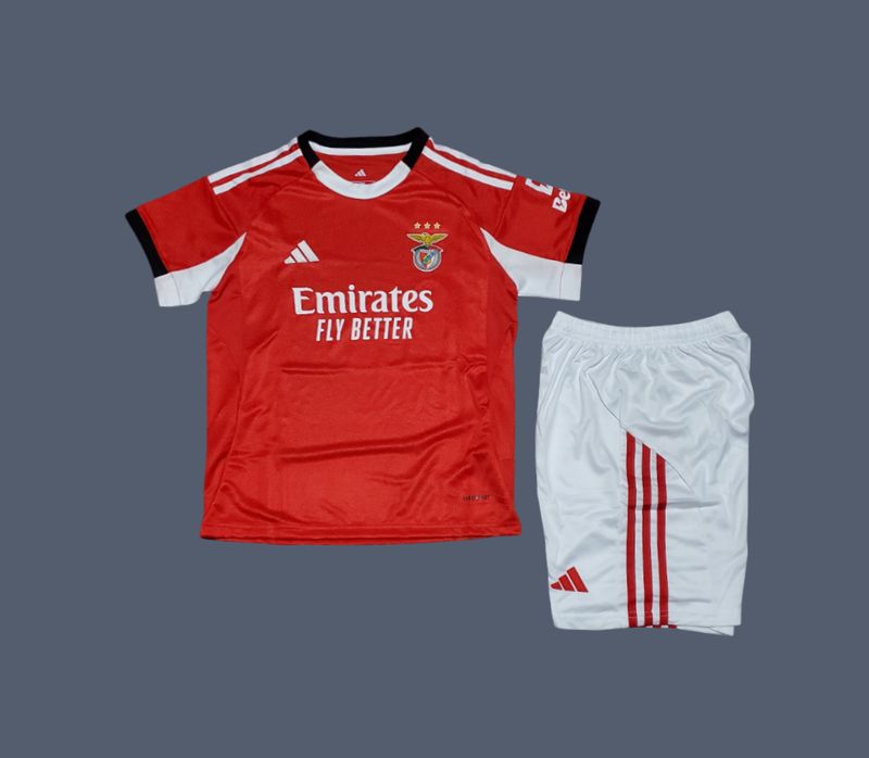 Benfica 25-26 kids home jersey (full set)