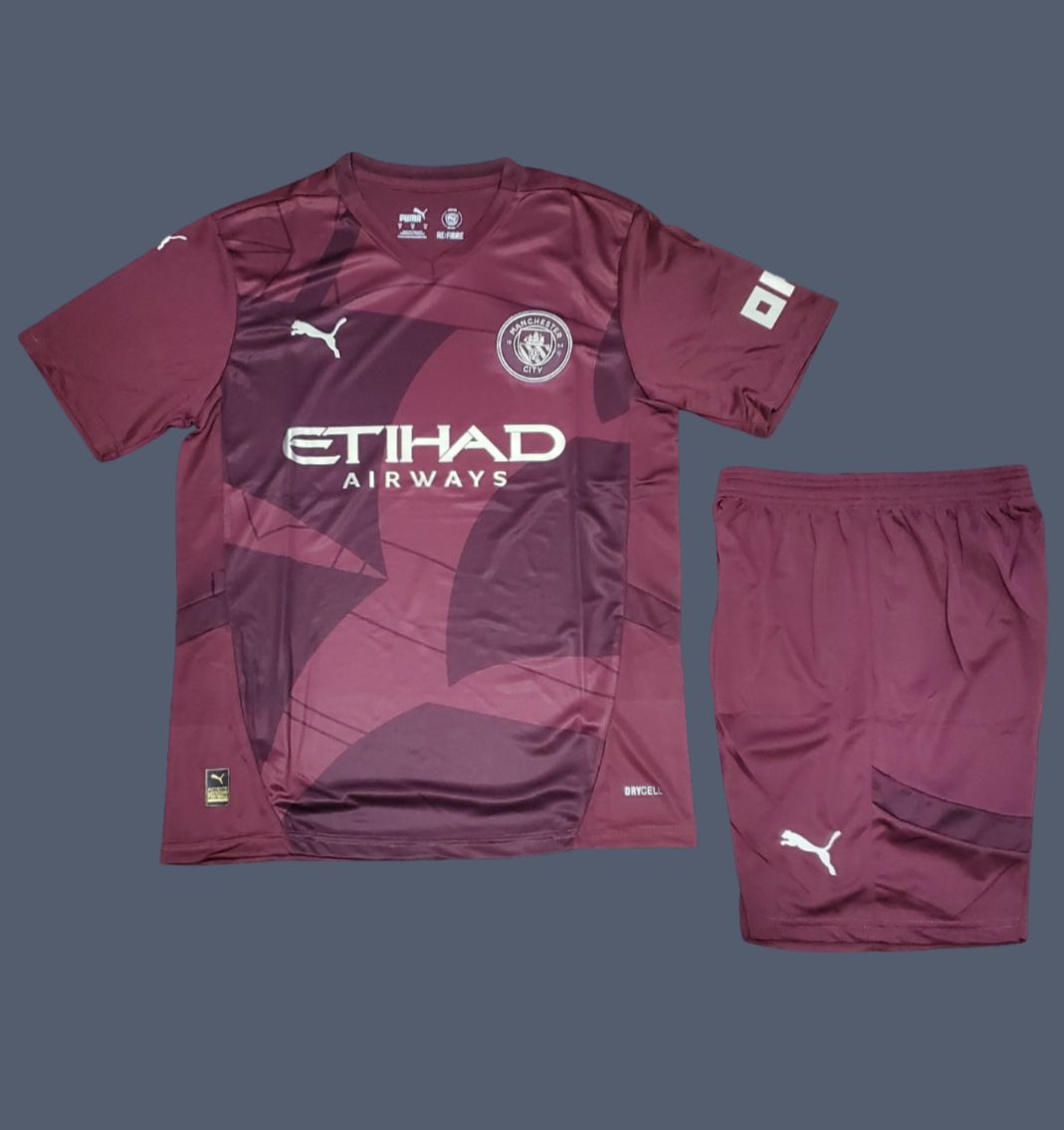 Manchester City 24-25 mens third Jersey (full set)
