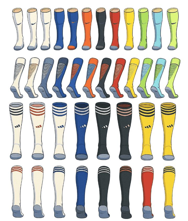 Collection club&#39;s Soccer Socks