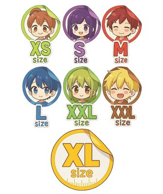 Size Chart &amp; Washing Instruction