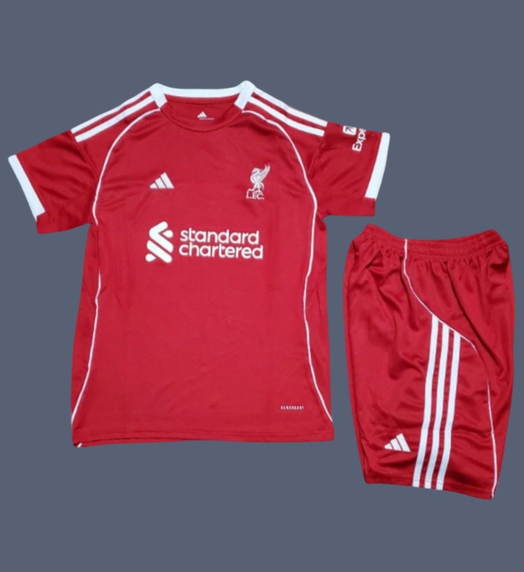 Liverpool 25-26 mens home jersey (full set)