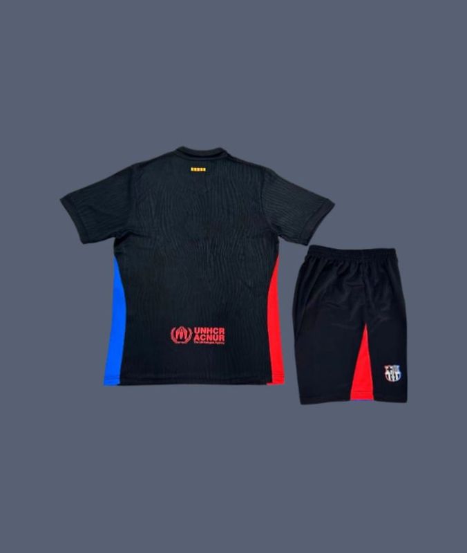 Barcelona 24-25 kids away jersey (full kit)