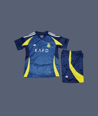 Al Nassr 24-25 kids away jersey (full kit)