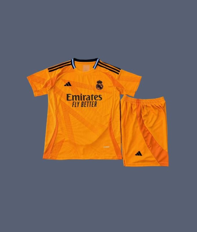 Real Madrid 24-25 kids away jersey (full kit)
