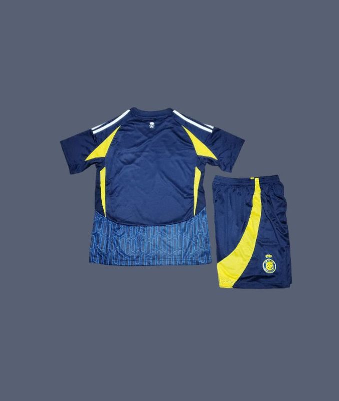 Al Nassr 24-25 kids away jersey (full kit)