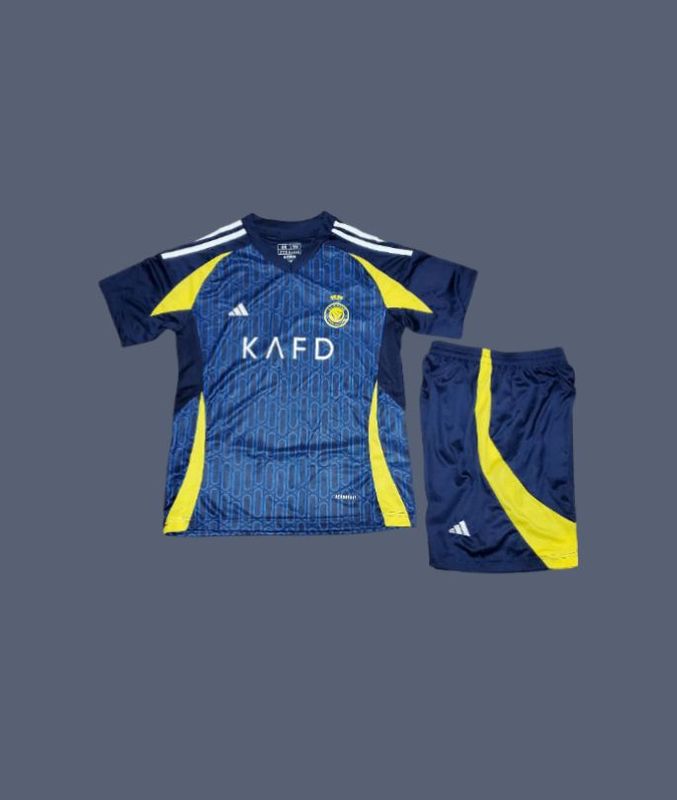 Al Nassr 24-25 kids away jersey (full kit)