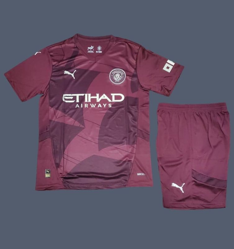 Manchester City 24-25 men's third Jersey (full kit)