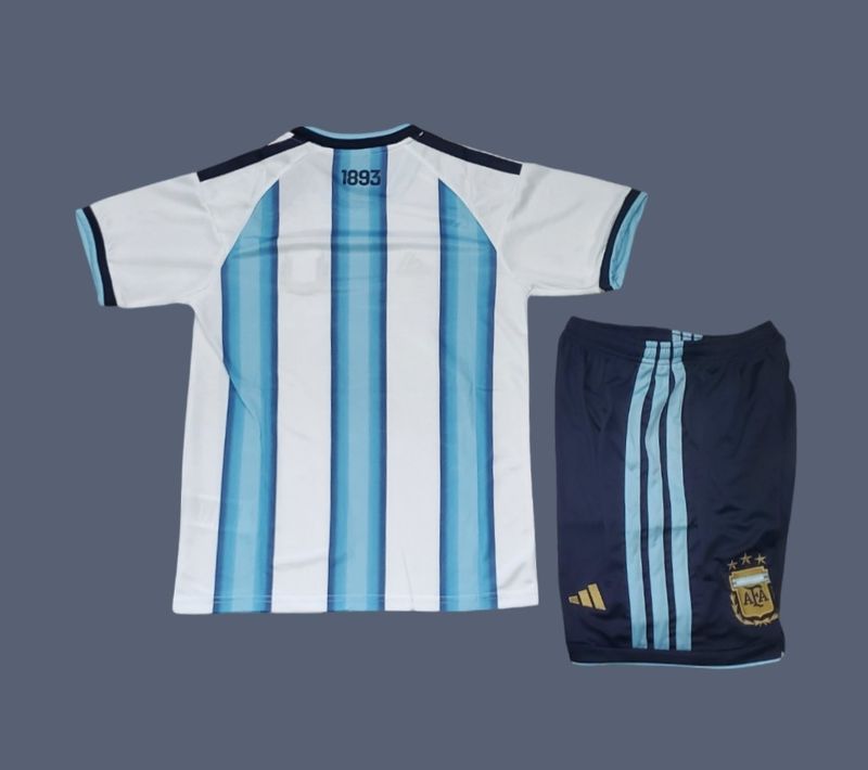 2026 Worldcup Argentina kids home jersey (full kit)