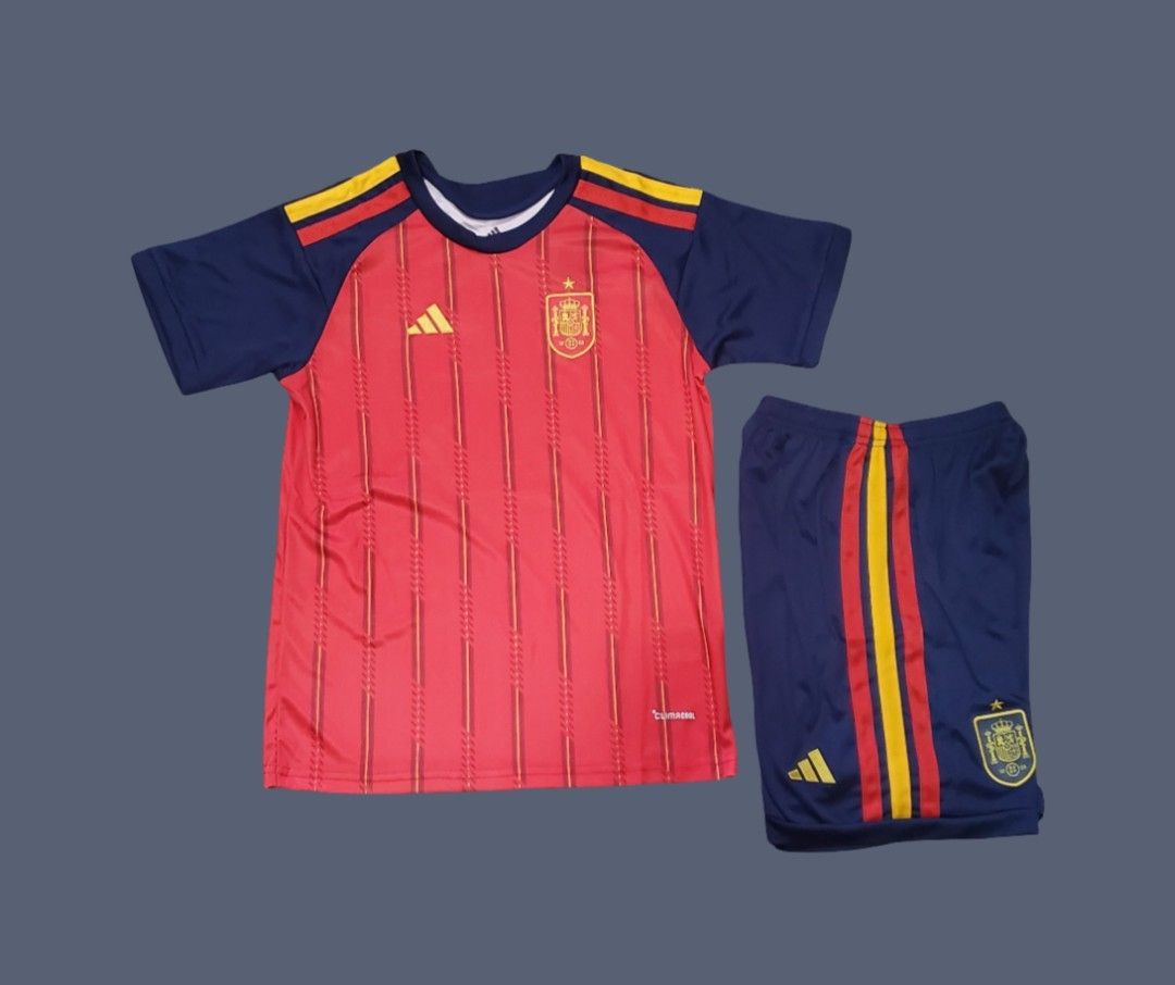 2026 Worldcup Spain kids home jersey (full kit)
