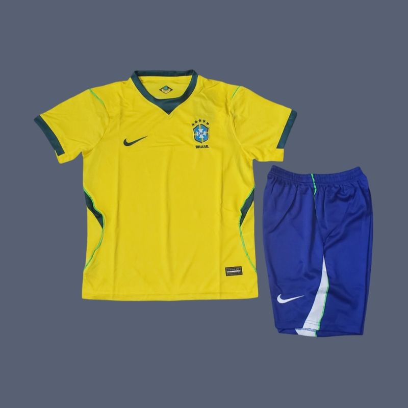 2026 Worldcup Brazil kids home jersey (full kit)