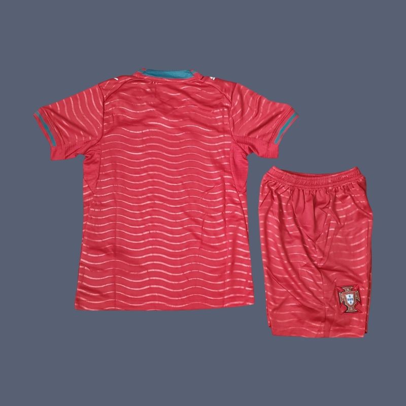 2026 Worldcup Portugal kids home jersey (full kit)