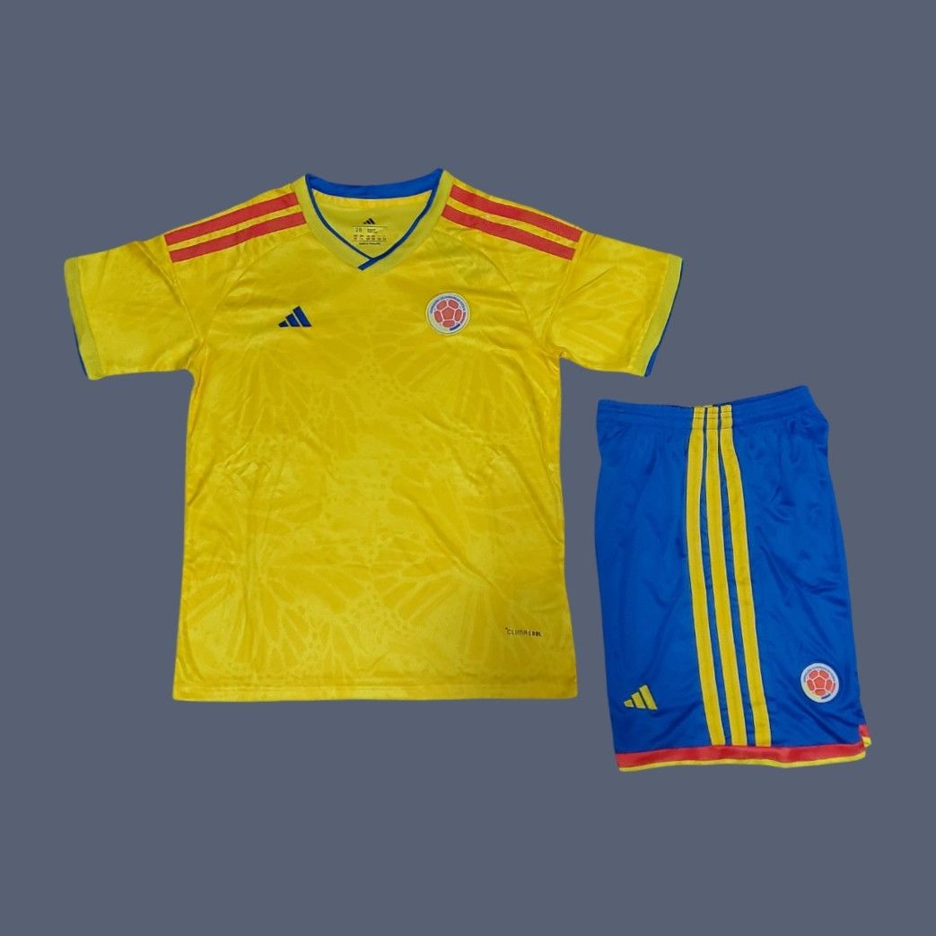 2026 Worldcup Colombia kids home jersey (full kit)