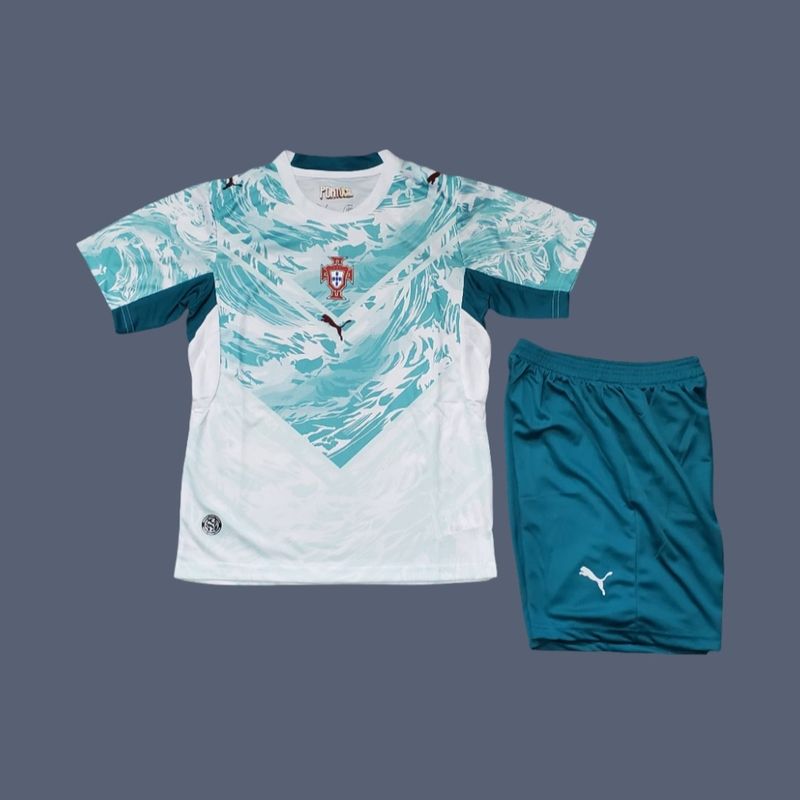 2026 Worldcup Portugal kids away jersey (full kit)
