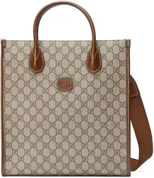 Tote bag with jumbo GG