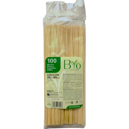 Stecconi in Bamboo 20cm (100 pezzi)