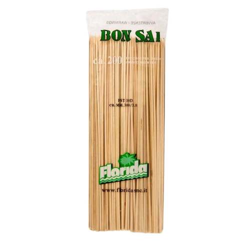 Stecconi bamboo 30cm (200 pezzi)
