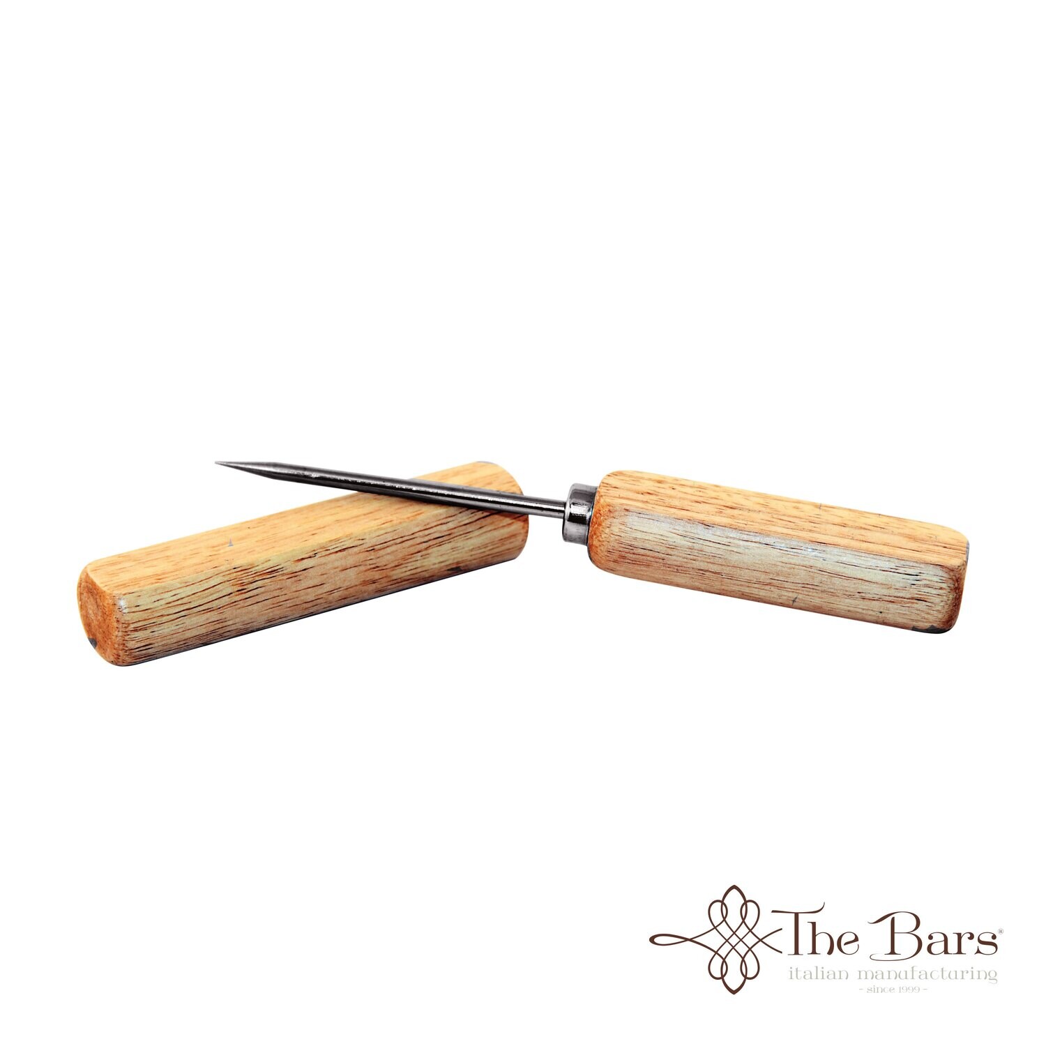 Pinza per ghiaccio Inox manico legno