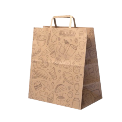 Shopper Take Away in carta 22x10x32 (50 pezzi)