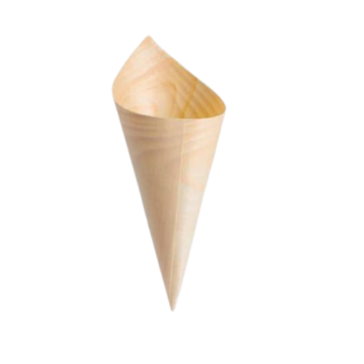 Cono in bamboo  Ø7X19,5cm. (50 pezzi)