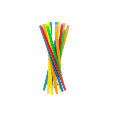 Cannucce dritte colorate in plastica 13,5cm (1000pezzi)