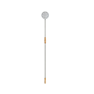 Pala cuocere forata inox c/corsoio  Ø18x190cm