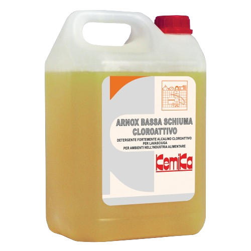 Arnox - detergente cloroattivo per macchina lavasciuga - 5Lt