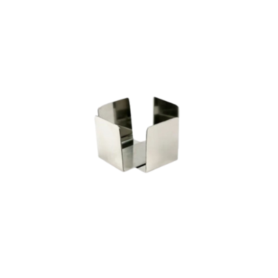 Portatovaglioli inox 11x11x7cm