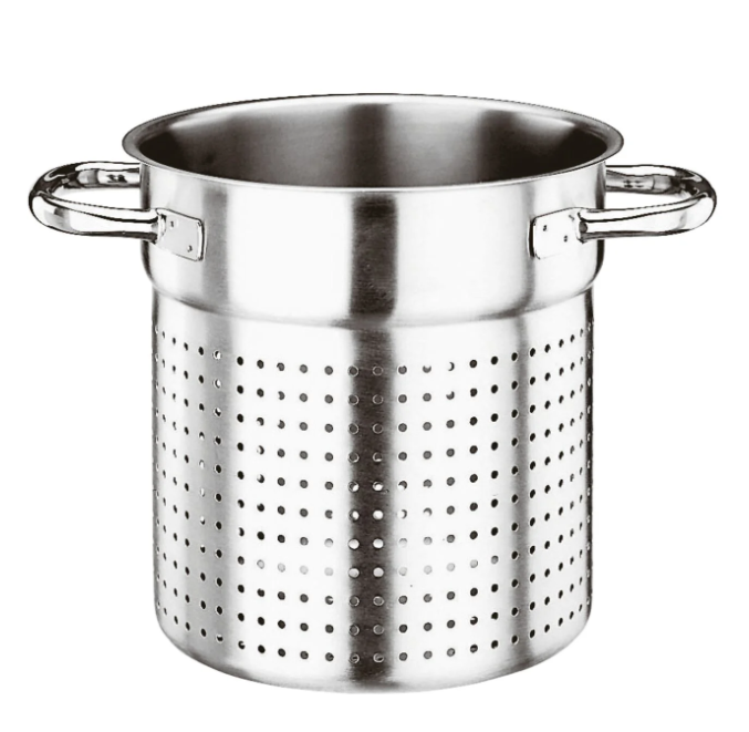 Colapasta per pentola bassa Serie 1100 inox Ø28x29,5cm